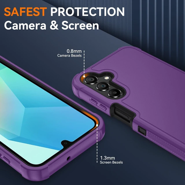 Alt view image 6 of 7 - for Galaxy A16 5G Case Lilac Purple/Black