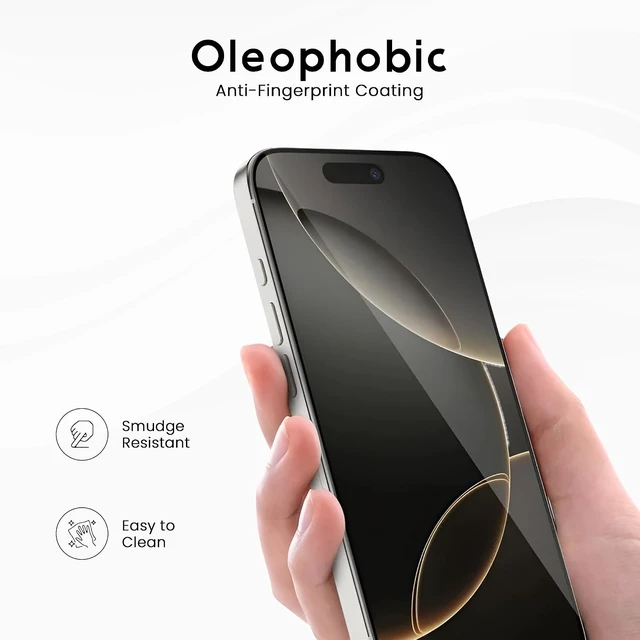 Alt view image 7 of 7 - Premium Screen Protector for iPhone 17 Tempered Glass Anti-Scratch Bubble-Free 3 Pack
