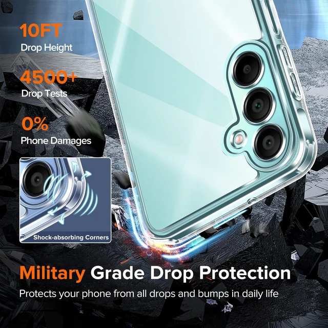 Alt view image 4 of 7 - 3-in-1 Case for Galaxy A16 5G 6.7 inch Clear
