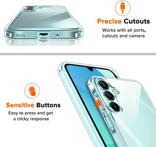 Alt view image 6 of 7 - 3-in-1 Case for Galaxy A16 5G 6.7 inch Clear