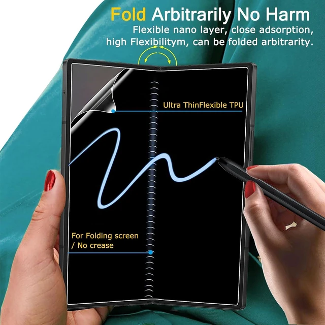 Alt view image 3 of 7 - Screen Protector for Galaxy Z Fold 8 Ultra/Z Fold 7