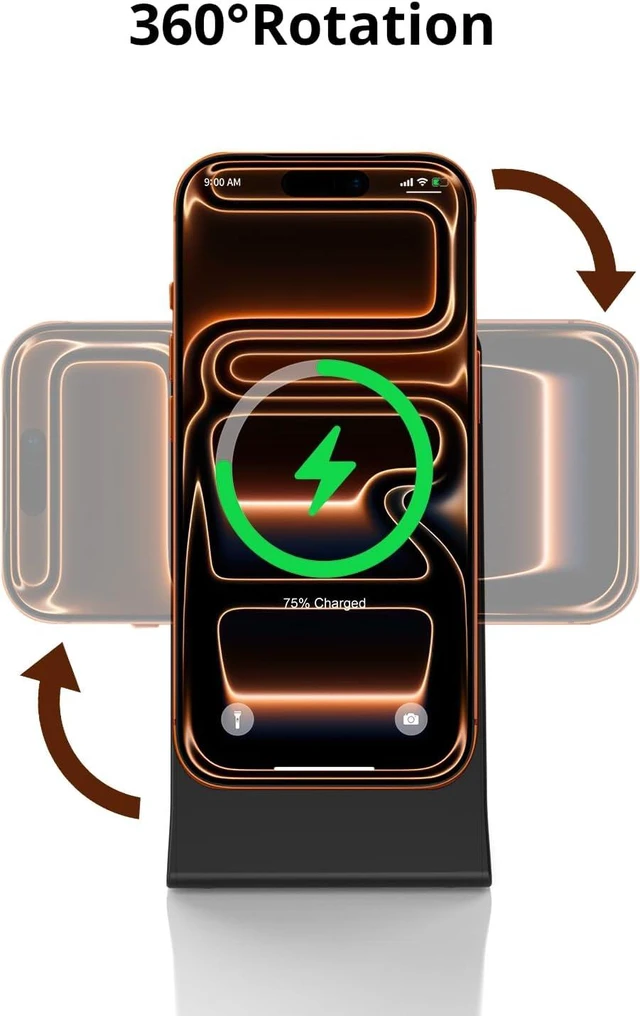 Alt view image 5 of 7 - Qi-Certified MagSafe Charger for iPhone