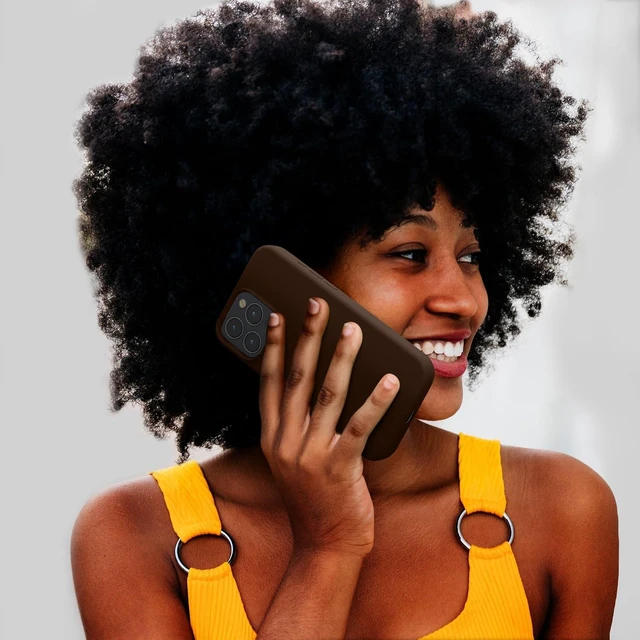 Alt view image 5 of 7 - Case Compatible with iPhone 16 Pro Max Case - TPU Silicone Phone Cover with Soft Finish - Chocolate