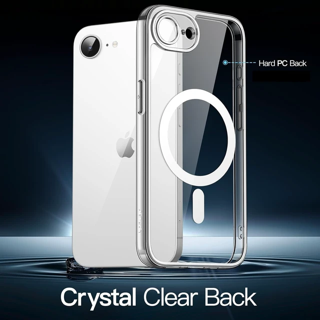 Alt view image 3 of 6 - Magnetic Case for iPhone 17e/16e Clear