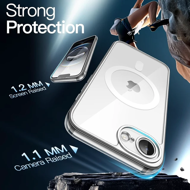 Alt view image 5 of 6 - Magnetic Case for iPhone 17e/16e Clear