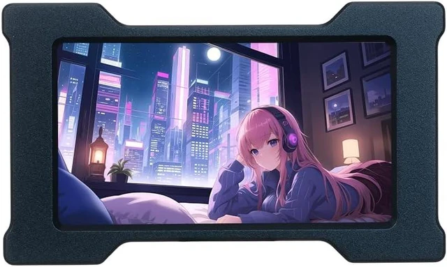 Main image of HM LAB Z?NEO 8K USB Gaming Hub with Custom Display Independent Power & CNC Aluminum Case - Black