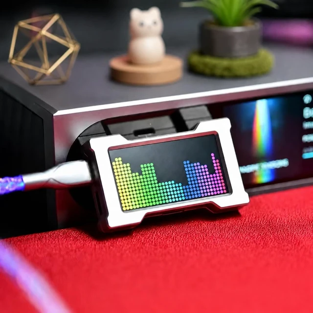 Alt view image 4 of 6 - HM LAB Z?NEO 8K USB Gaming Hub with Custom Display Independent Power & CNC Aluminum Case - Black