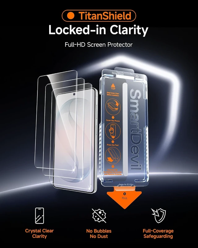Alt view image 2 of 7 - 3 Pack for Galaxy S26 Screen Protector