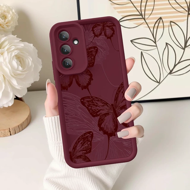 Alt view image 2 of 7 - Case for Galaxy S23 FE 5G Silicone Shockproof Cover Women