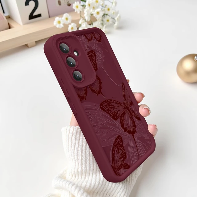 Alt view image 3 of 7 - Case for Galaxy S23 FE 5G Silicone Shockproof Cover Women
