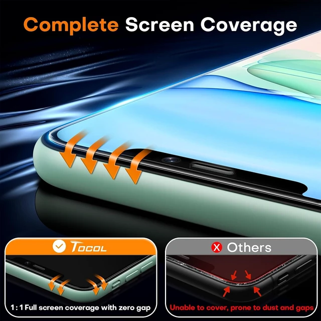 Alt view image 4 of 6 - for iPhone 11 / XR Screen Protector Easy Installation