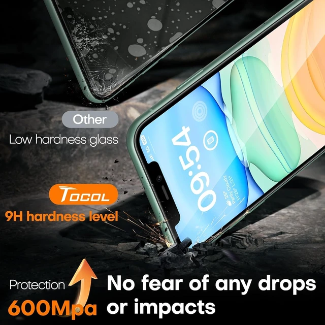Alt view image 5 of 6 - for iPhone 11 / XR Screen Protector Easy Installation