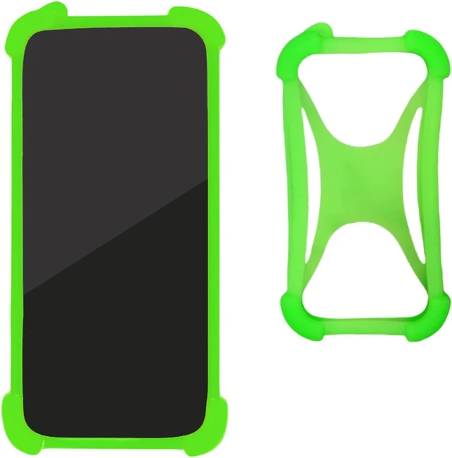 Main image of Universal Smart Phone Bumper Case Elastic Soft Silicone Cover for 5.2 Phones Size 4 to 6.5 inch Case (Green)