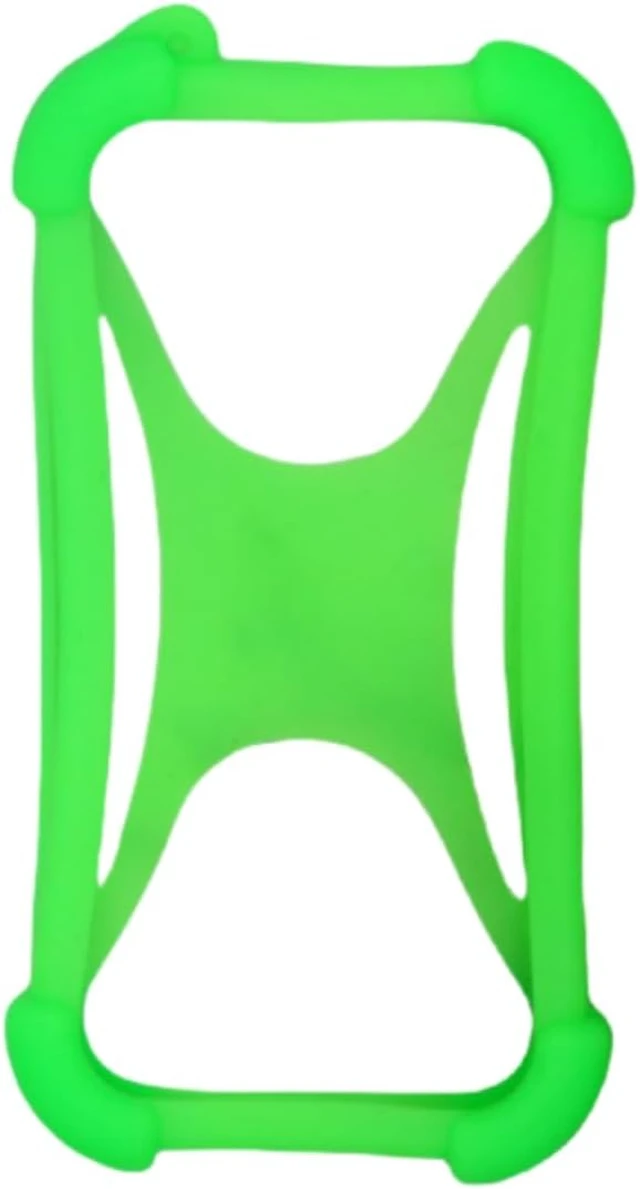 Alt view image 2 of 6 - Universal Smart Phone Bumper Case Elastic Soft Silicone Cover for 5.2 Phones Size 4 to 6.5 inch Case (Green)