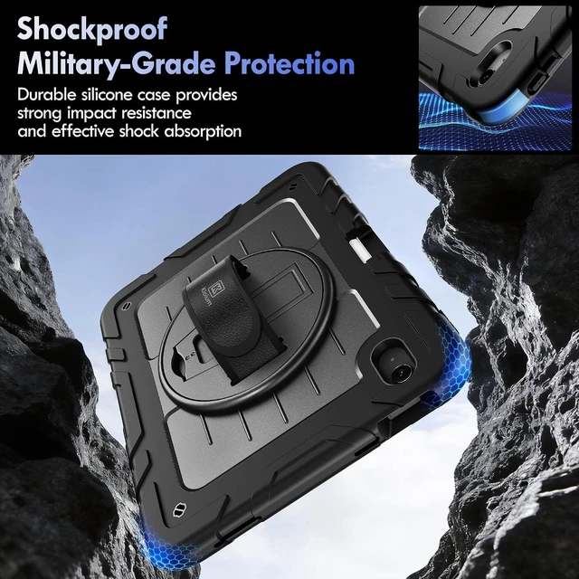 Alt view image 5 of 7 - for iPad (A16) 11th Generation Case iPad 10th Gen Case Black