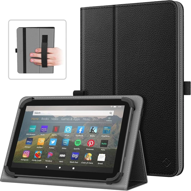 Main image of Fintie Universal Case for 7-8 Inch Tablet eReader Folio Case w/Hand Strap