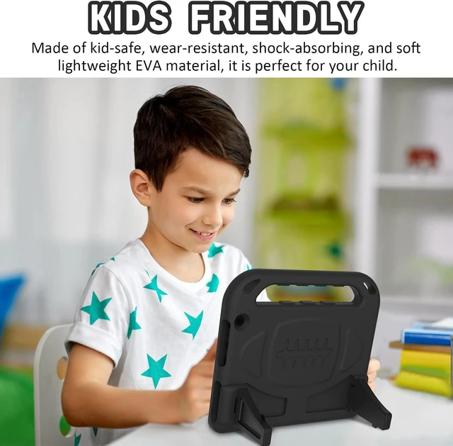 Alt view image 4 of 6 - Kids Case for 10-Inch Tablet with Built-in Screen Protector Black