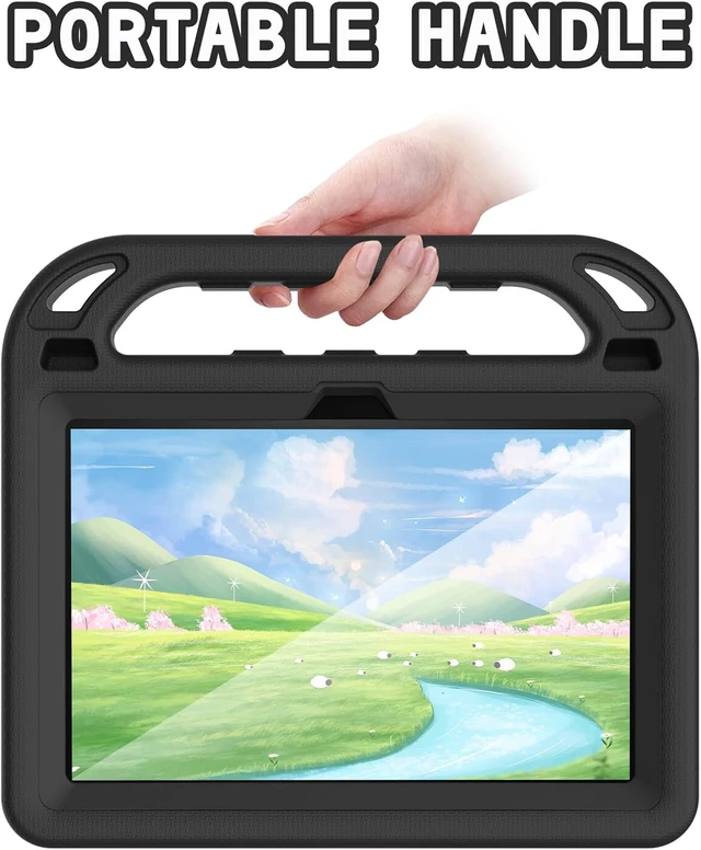 Alt view image 6 of 6 - Kids Case for 10-Inch Tablet with Built-in Screen Protector Black
