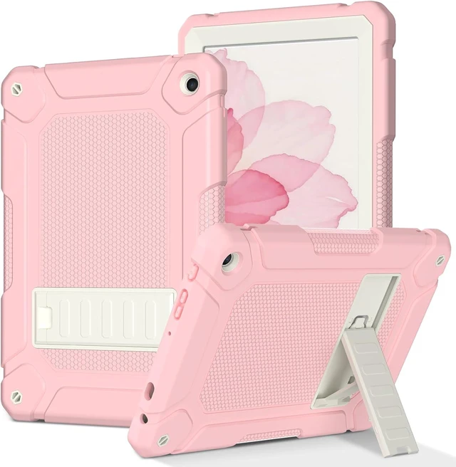 Main image of Tablet Case for 10-Inch with Kickstand Pink+Beige
