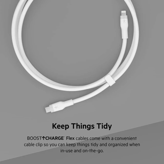 Alt view image 4 of 6 - USB C to Lightning Cable 6.6ft Fast iPhone Charger Cord