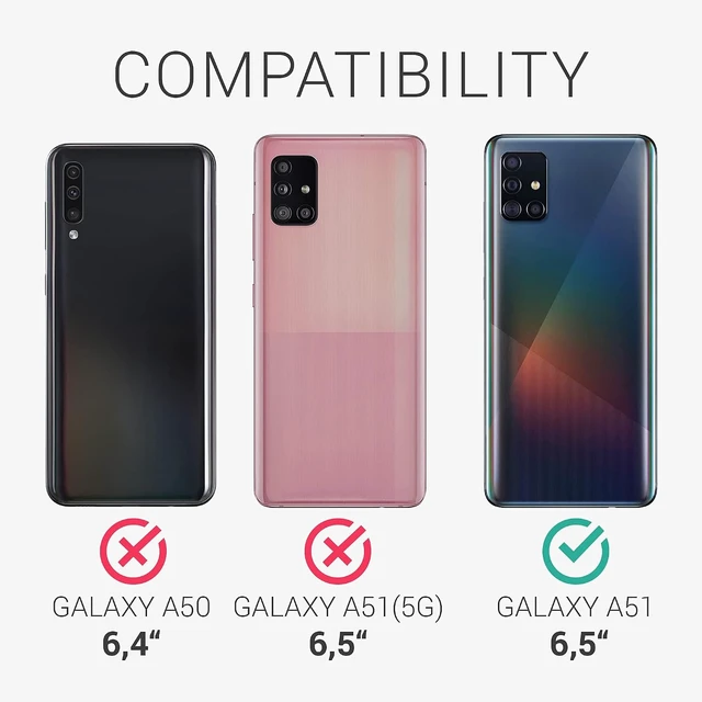 Alt view image 6 of 7 - Case Compatible with Galaxy A51 Case - TPU Silicone Phone Cover with Soft Finish - Bordeaux Violet