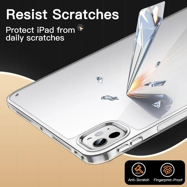 Alt view image 5 of 6 - Clear Case for iPad Pro 13 M5/M4 (2025/2024) Anti-Yellowing