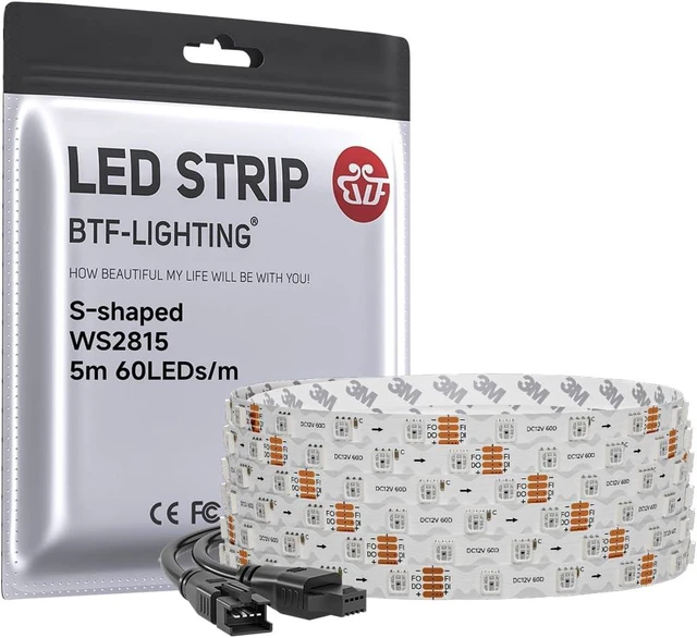 Main image of WS2815 S-Flex Design 16.4ft 300 LEDs Total 7mm Width 12VDC