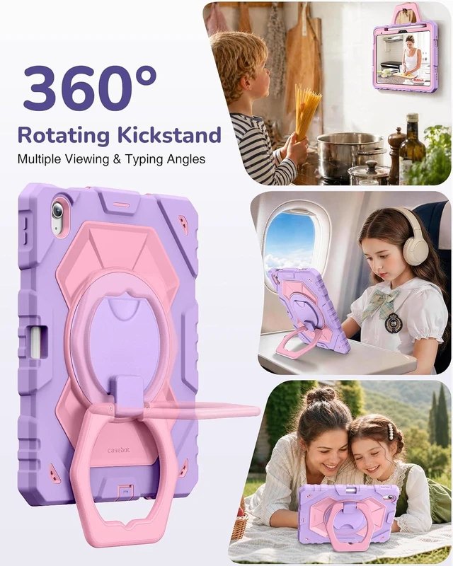 Alt view image 4 of 7 - Fintie Kid-Friendly Case for iPad (A16) 11th Gen 11-inch iPad 10th Gen