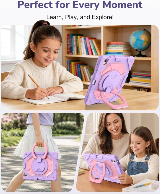 Alt view image 6 of 7 - Fintie Kid-Friendly Case for iPad (A16) 11th Gen 11-inch iPad 10th Gen