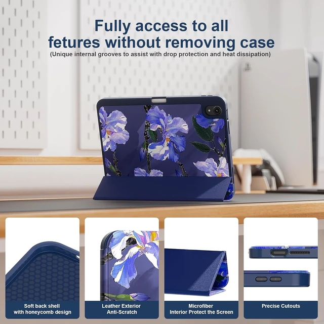 Alt view image 5 of 7 - Case for iPad (A16) 11th Gen 11-inch 2025 iPad 10th Gen 10.9-inch 2022