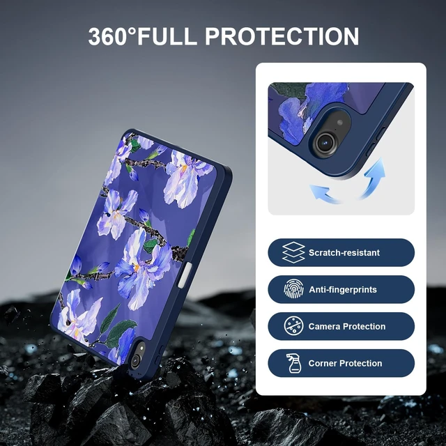 Alt view image 3 of 7 - Case for iPad (A16) 11th Gen 11-inch 2025 iPad 10th Gen 10.9-inch 2022