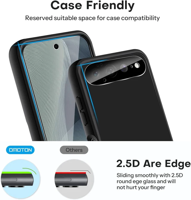 Alt view image 4 of 7 - 3+2 Pack for Google Pixel 11 Pro XL Screen Protector 6.8 Inch