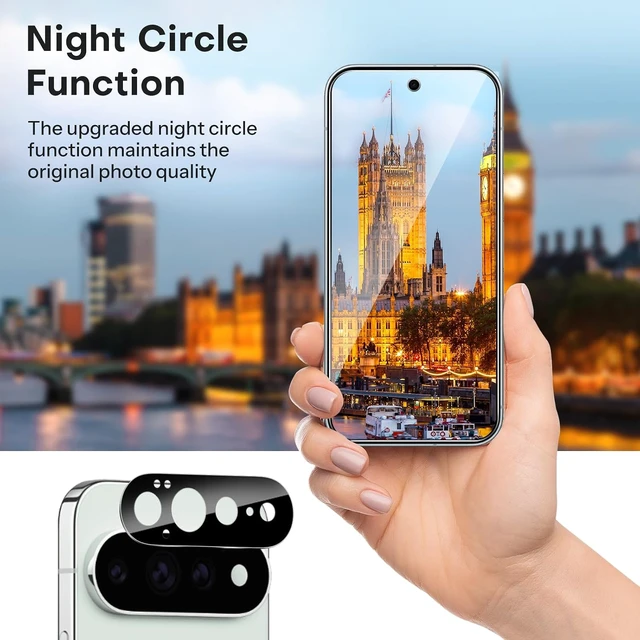 Alt view image 6 of 7 - 3+2 Pack for Google Pixel 11 Pro XL Screen Protector 6.8 Inch