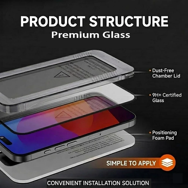 Alt view image 3 of 7 - Screen Protector for iPhone 17 Air 6.5-Inch 2 Pack