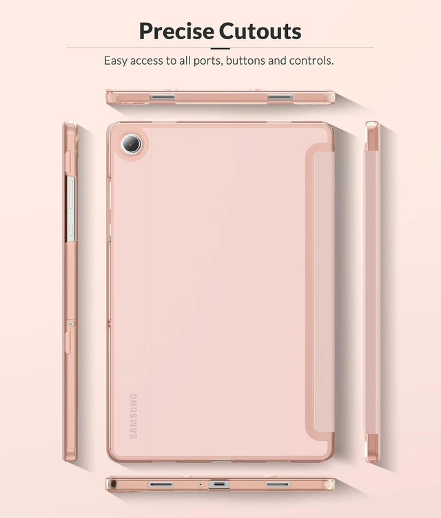 Alt view image 5 of 7 - Case for Galaxy Tab A11+ Plus 11 inch 2025 Light Pink
