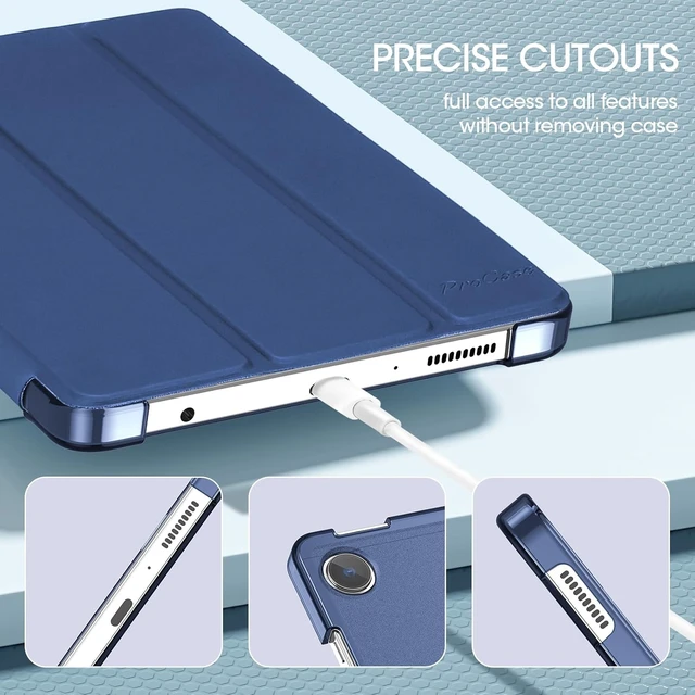 Alt view image 4 of 6 - Slim Case for Galaxy Tab A11 (2025) / A9 (2023) 8.7 Inch Navy