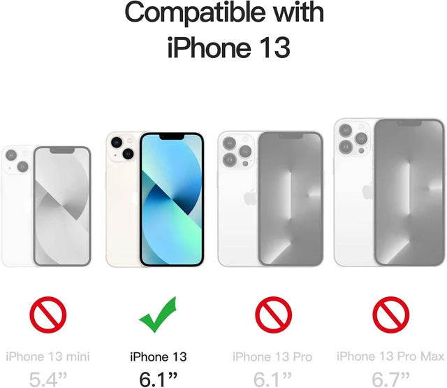 Alt view image 2 of 7 - Magnetic Case for iPhone 13 Clear