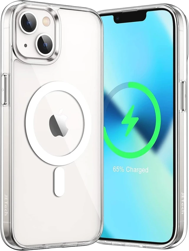 Alt view image 4 of 7 - Magnetic Case for iPhone 13 Clear