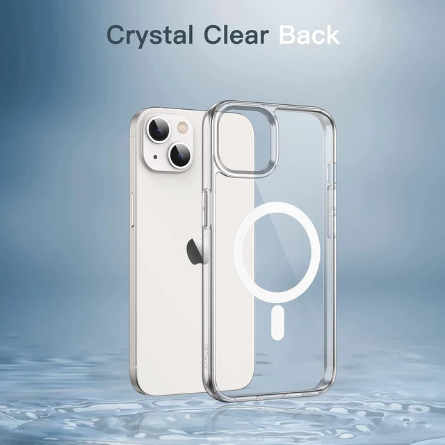 Alt view image 6 of 7 - Magnetic Case for iPhone 13 Clear