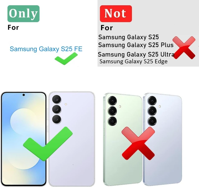 Alt view image 2 of 7 - for Galaxy S25 FE Case with Screen Protector