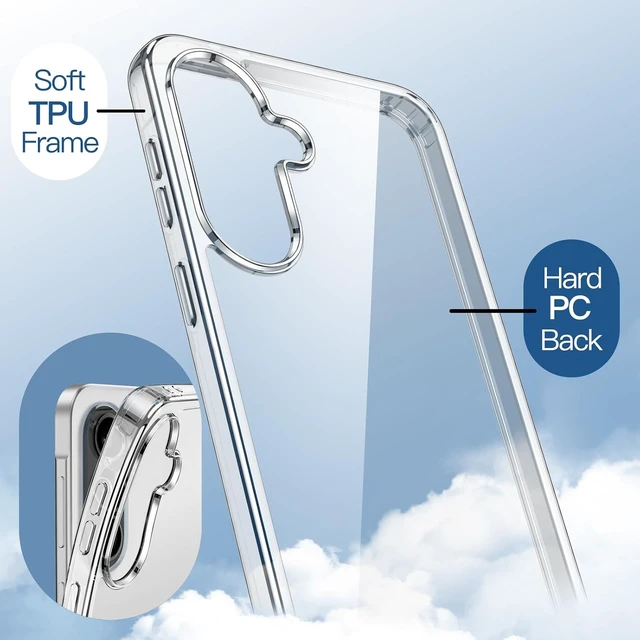 Alt view image 5 of 6 - Case for Galaxy A37 Anti-Yellowing Clear