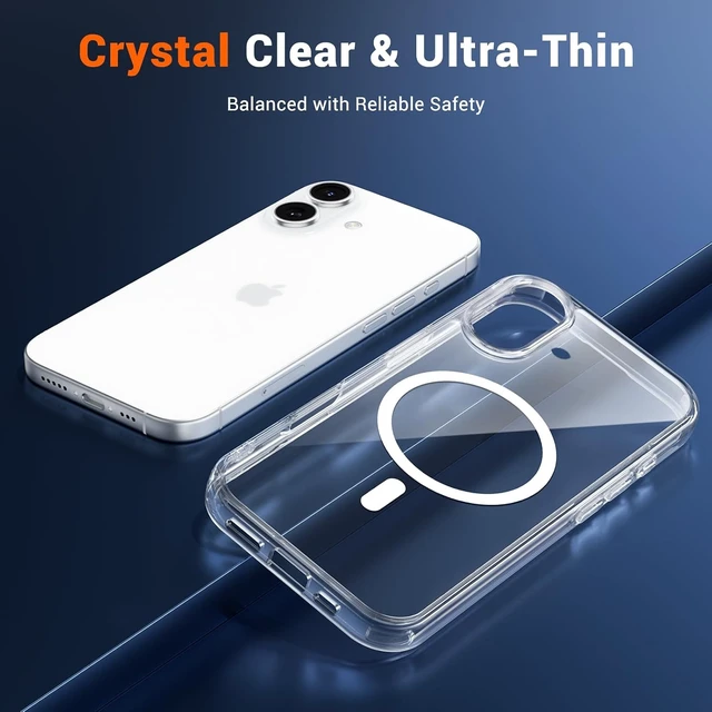 Alt view image 6 of 7 - Magnetic for iPhone 16 Case Clear