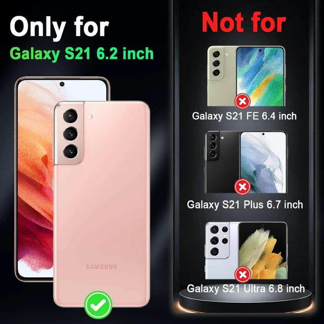 Alt view image 2 of 7 - for Galaxy S21 5G Case Glow in The Dark Three Layer Heavy Duty Shockproof Full Body Protection Hard Plastic Bumper+Soft Silicone Case for Galaxy S21 6.2 inch Dark