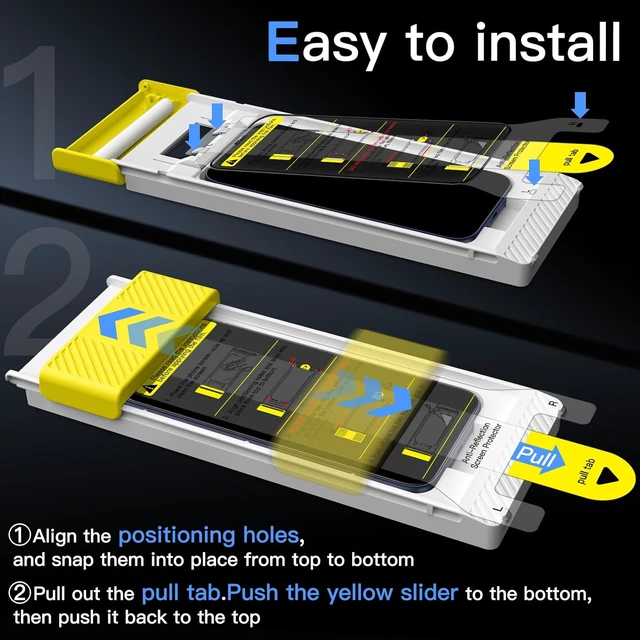 Alt view image 4 of 7 - Anti-Reflective 9H+ Screen Protector for iPhone 17 Pro 2-Pack