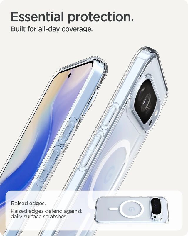 Alt view image 6 of 7 - Ultra Hybrid MagFit for Pixel 10/Pro Case Clear White