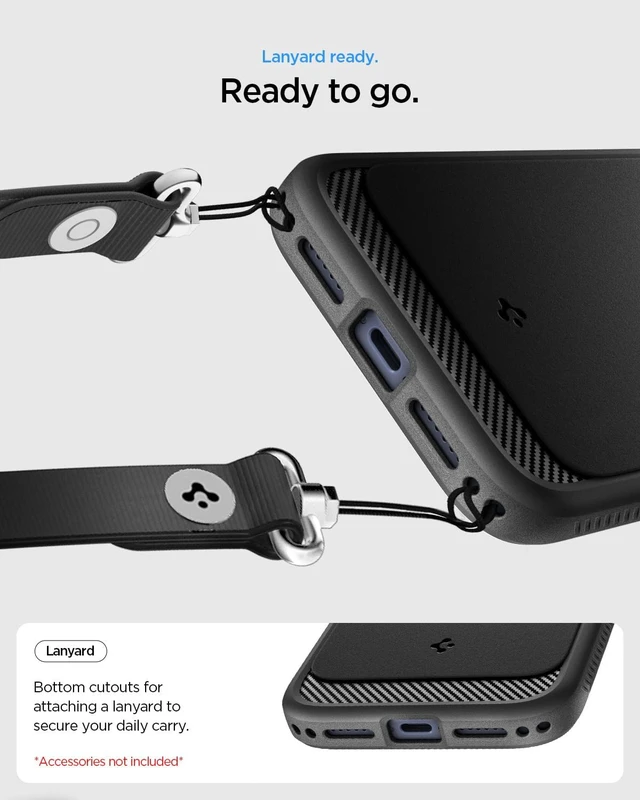 Alt view image 7 of 7 - Rugged Armor MagFit for iPhone 17 Pro / 18 Pro Case Matte Black