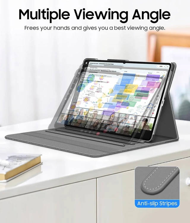 Alt view image 3 of 7 - Fintie Case for Galaxy Tab S11 Ultra 5G 14.6 Inch 2025 Gray