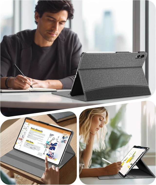 Alt view image 6 of 7 - Fintie Case for Galaxy Tab S11 Ultra 5G 14.6 Inch 2025 Gray