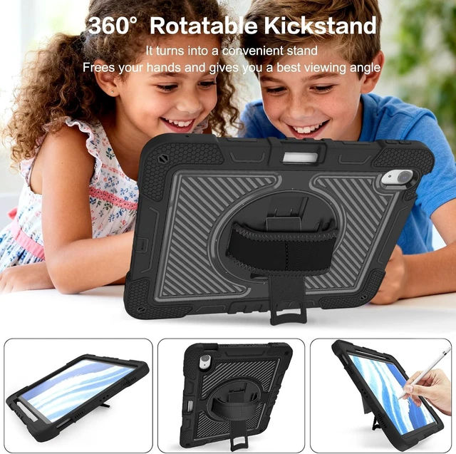 Alt view image 5 of 7 - Case for iPad (A16) 11th/10th Generation 11/10.9 Black