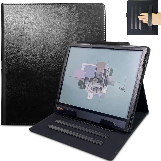 Main image of Case for 10.3 Boox Note Air4 C (2024)/Boox Note Air3 C/Air3 B/W Tablet (2023) New Upgraded Design 360 Degree Rotating Stand Cover with Pen Holder/Hand Strap Auto Sleep/Wake (Black)